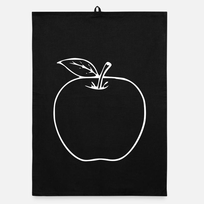 Apple Minimalist Gift Organic dish towel