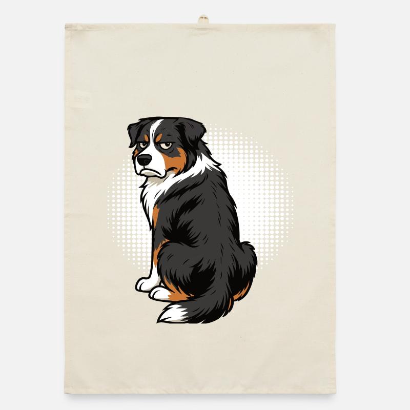 Australian Shepherd Aussie Aussie Owners Aussies Organic dish towel