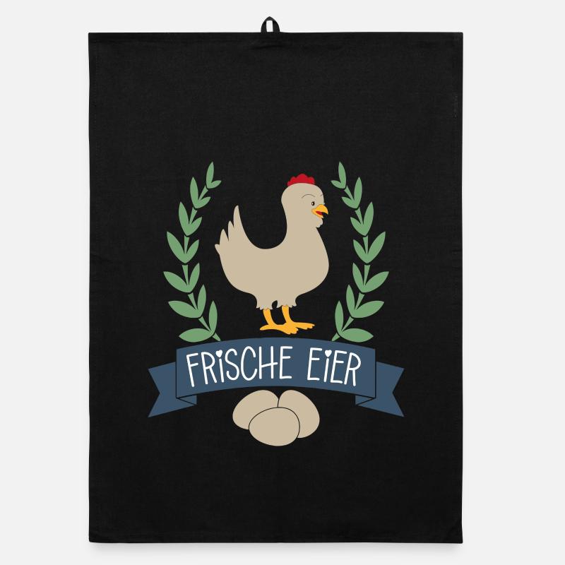 Frische Eier Organic Geschirrtuch