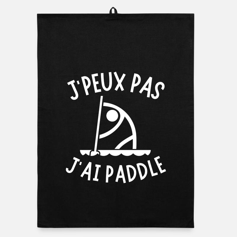 paddle, paddle sport, paddle humour Torchon bio