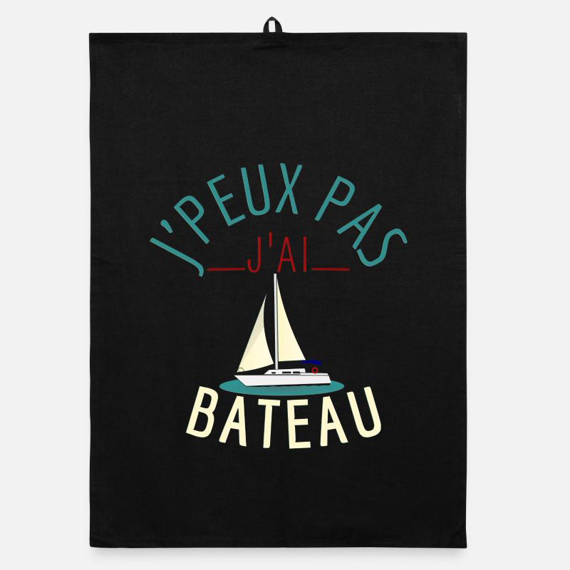 j'peux pas j'ai bateau Torchon bio