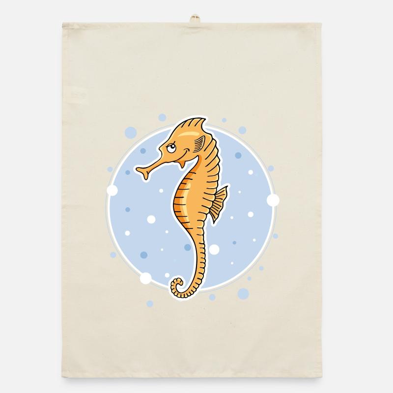 Seepferdchen Organic Geschirrtuch