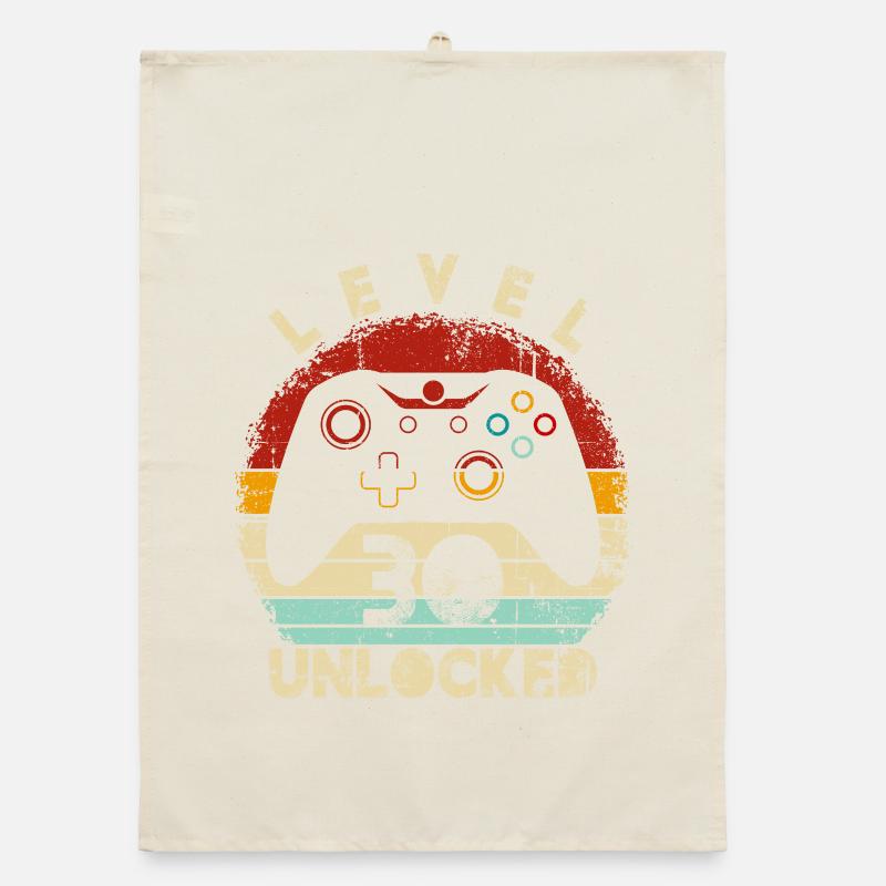 Levelfreigeschalteter Controller Retro Organic Geschirrtuch