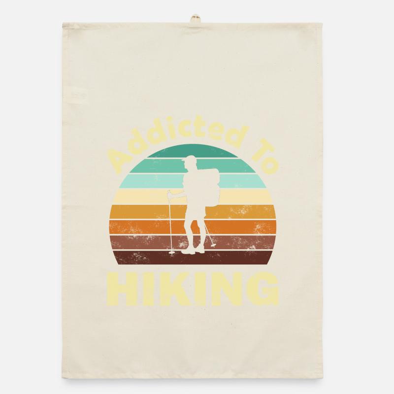 Wandern Wanderer Organic Geschirrtuch