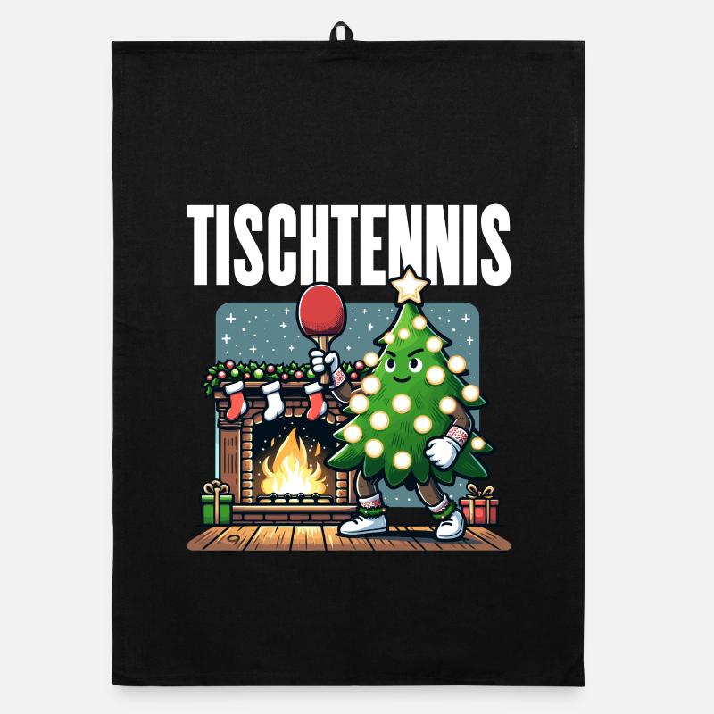 Ping Pong Weihnachtsbaum Kostüm Tannenbaum Santa Organic Geschirrtuch