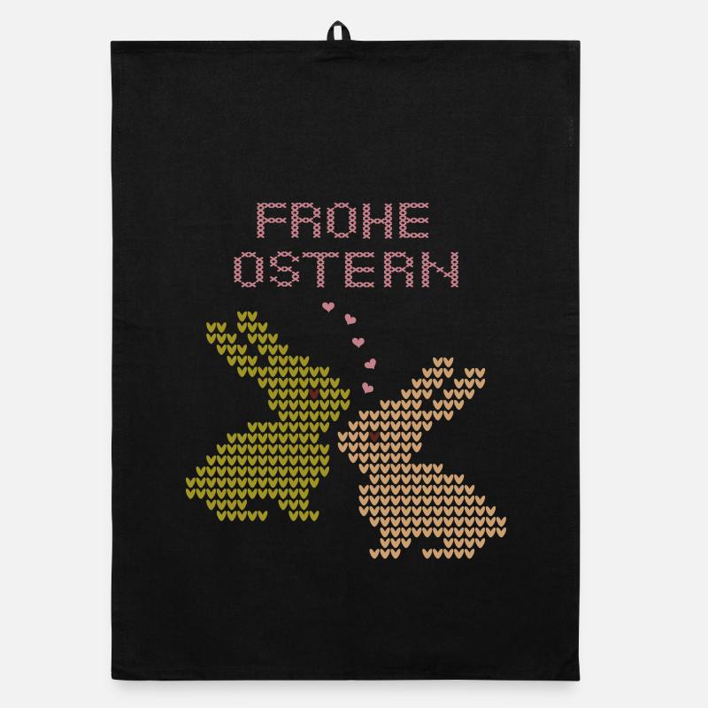 Joyeuses Pâques Torchon bio