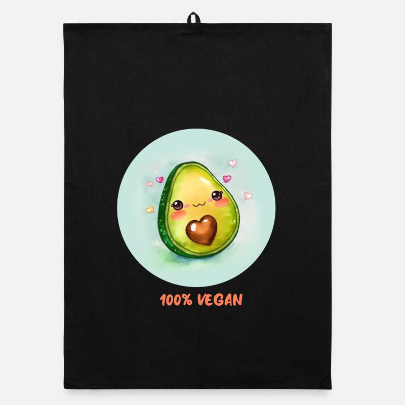 Vegane Avocado Organic Geschirrtuch