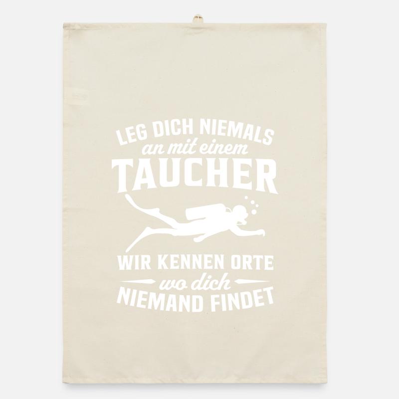 Diving Gift Diving Diving Suit Organic dish towel