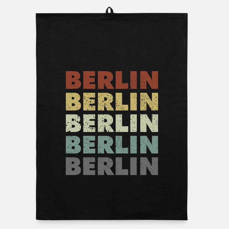Berlin - Germany - Deutschland - Lettering Organic Geschirrtuch