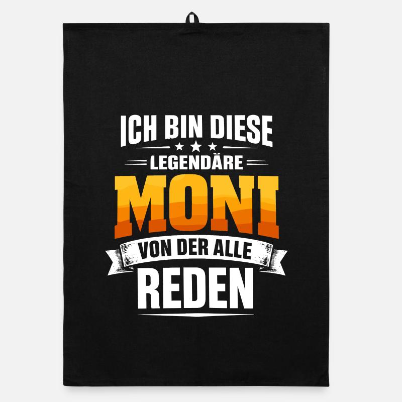 Monika Legendäre Name Ich Bin Diese Moni Geschenk Organic Geschirrtuch