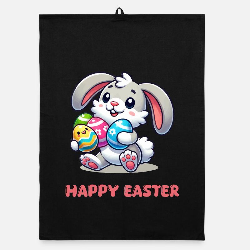 Bande dessinée Bunny Bunny Easter Bunny Torchon bio