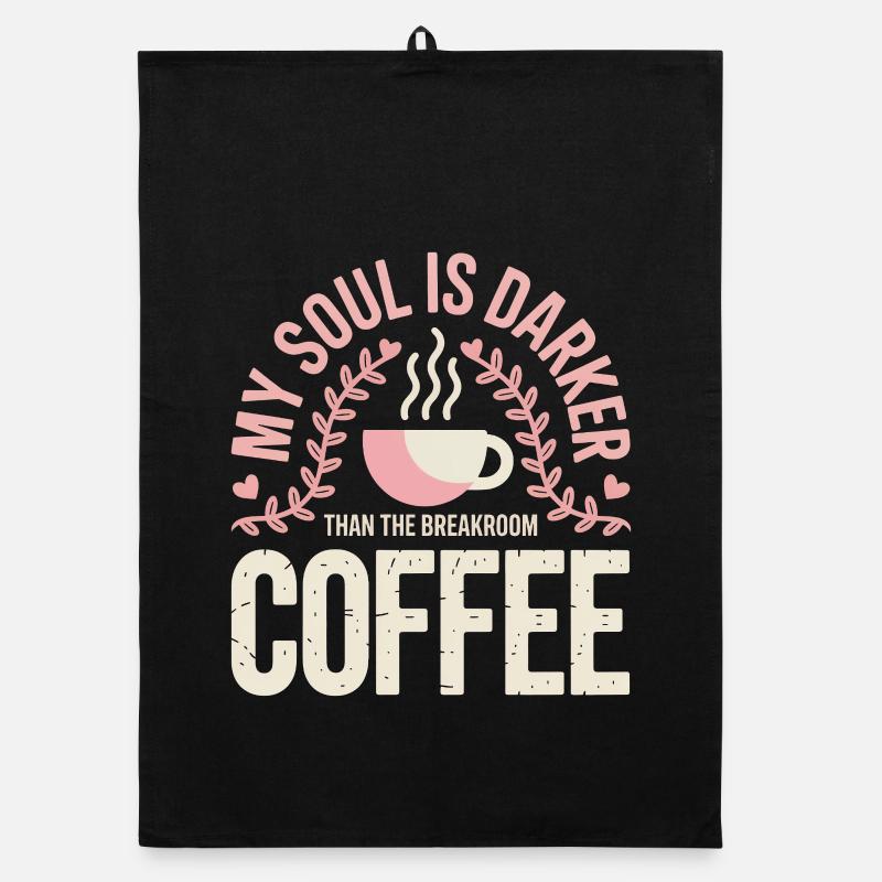 Dark Roast Soul Kaffee Organic Geschirrtuch