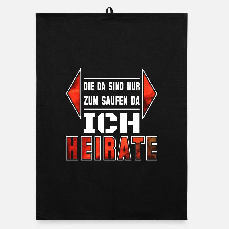 JGA Saufen Seite Mitte Organic Geschirrtuch