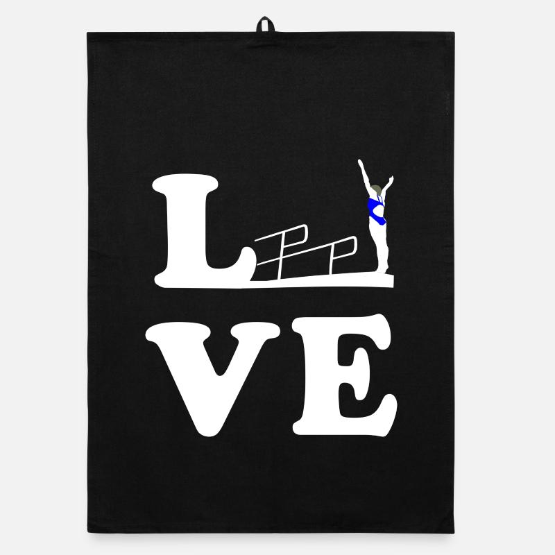 Plongée Plongée Plongée LOVE Torchon bio