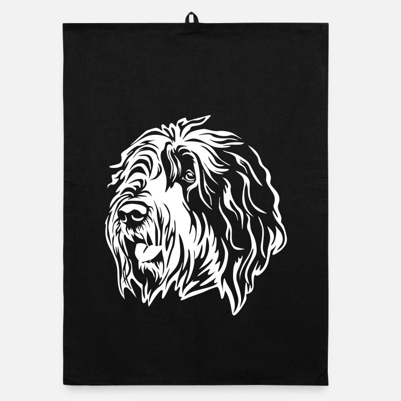 Tête de Bobtail "Black Edition" Torchon bio