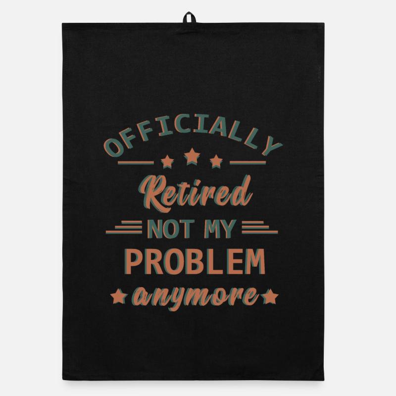 Drôle de dicton de retraite Torchon bio