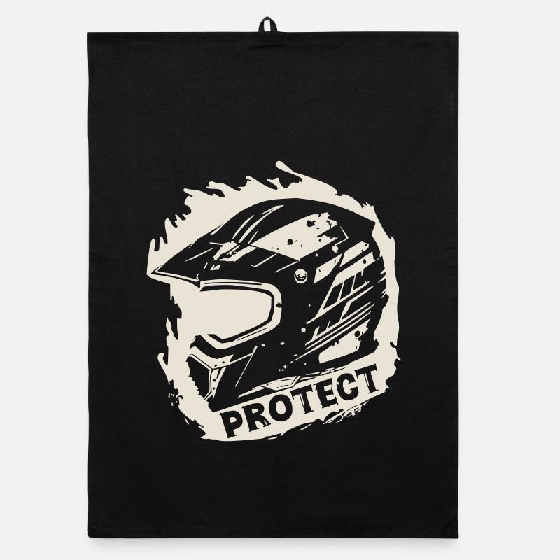 Protect - Casque de protection [Blanc] Torchon bio
