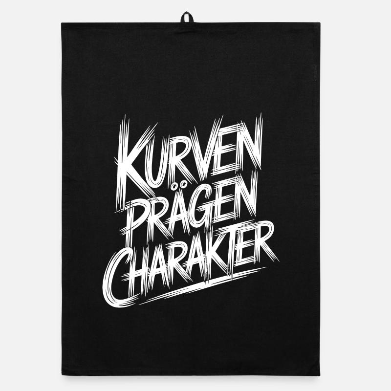 Curves shape character Organic dish towel