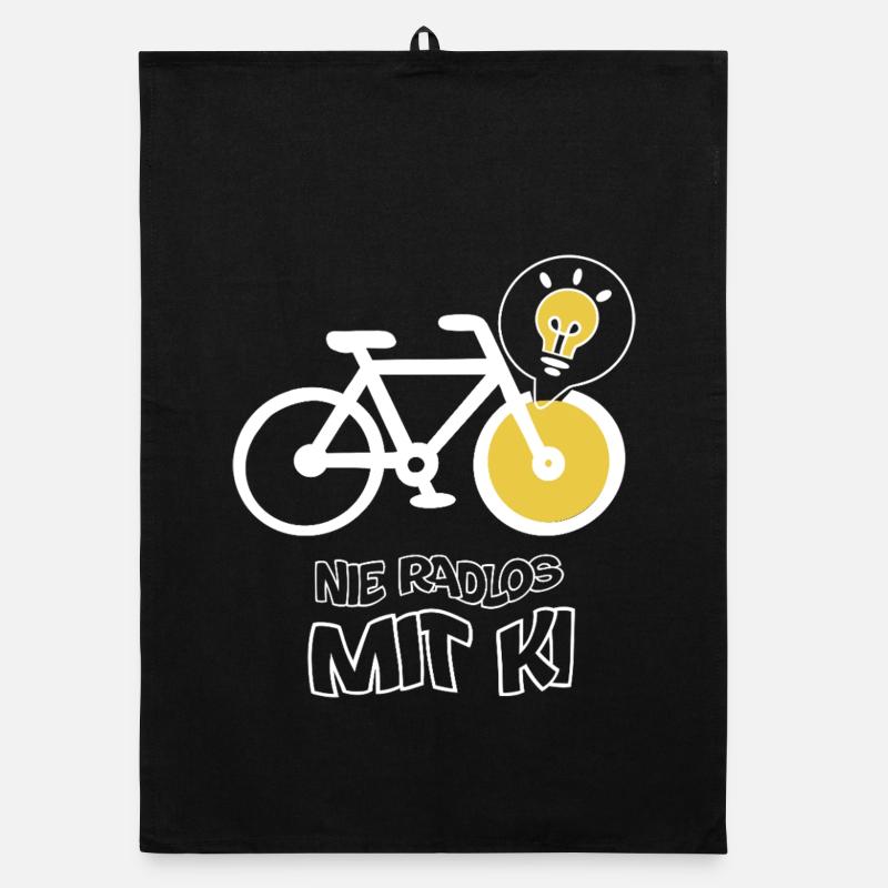 Vélo créatif avec design d’ampoule Torchon bio