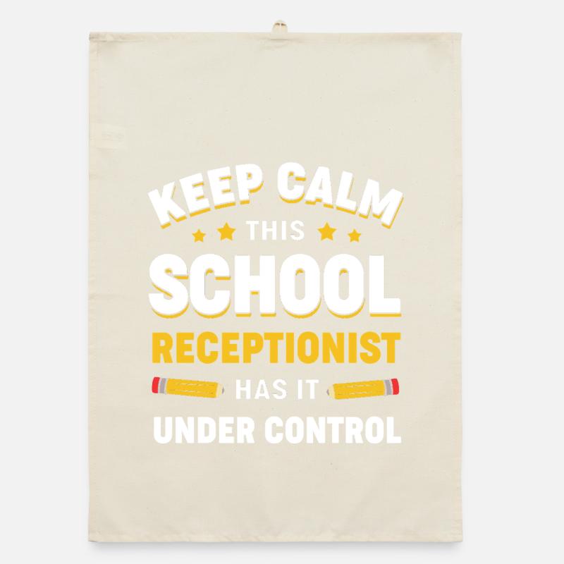 Receptionist School Receptionist Organic dish towel