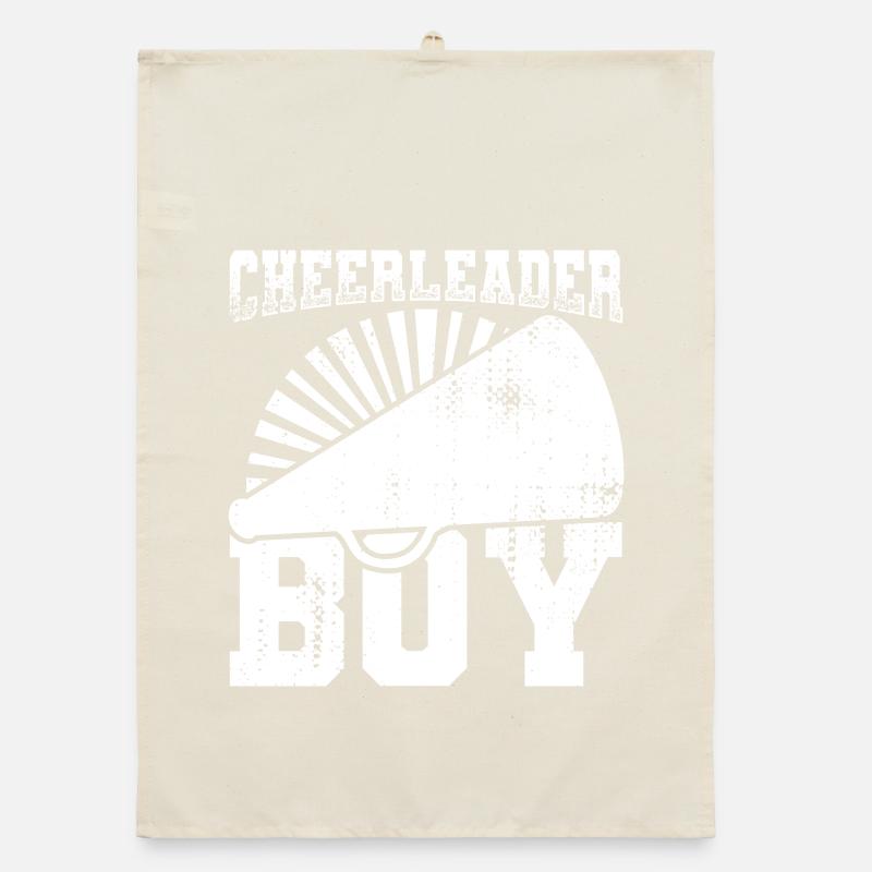 Cheerleader Boy Organic dish towel