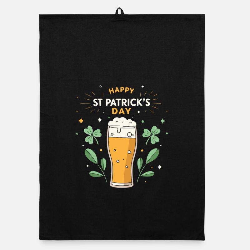 St. Patrick's Day Festbier Organic Geschirrtuch