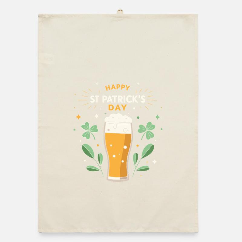 Saint Patrick Bière Festive Torchon bio