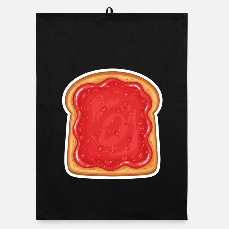 Jam bread Organic dish towel