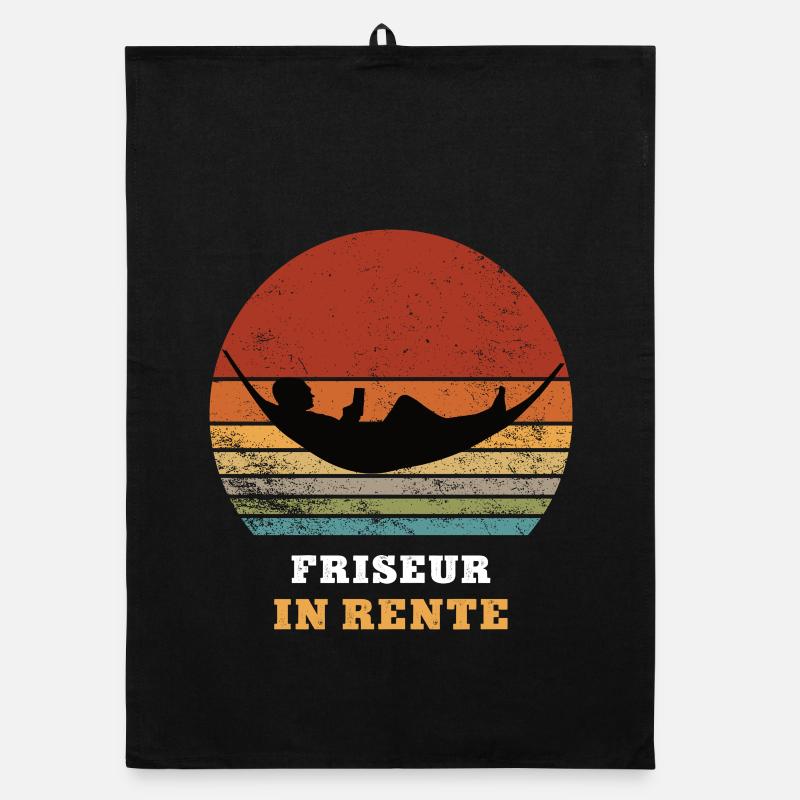 Coiffeur Retraite retraite Retraité Torchon bio