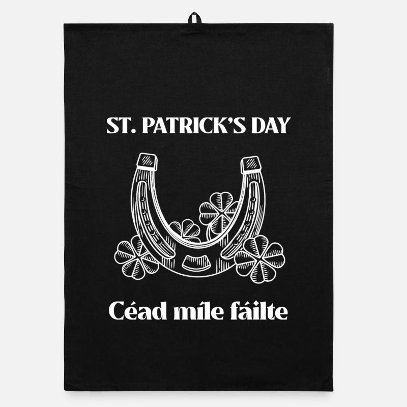 St Patricks Day, Cead Mile Failte Organic dish towel
