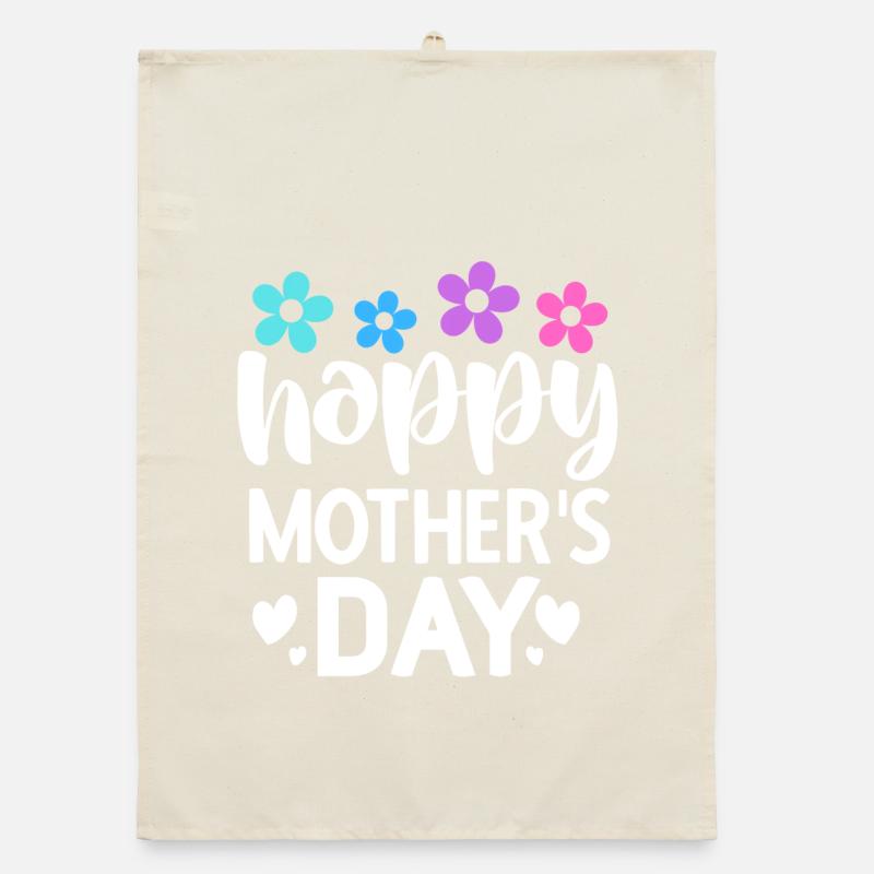 Schönen Muttertag Organic Geschirrtuch