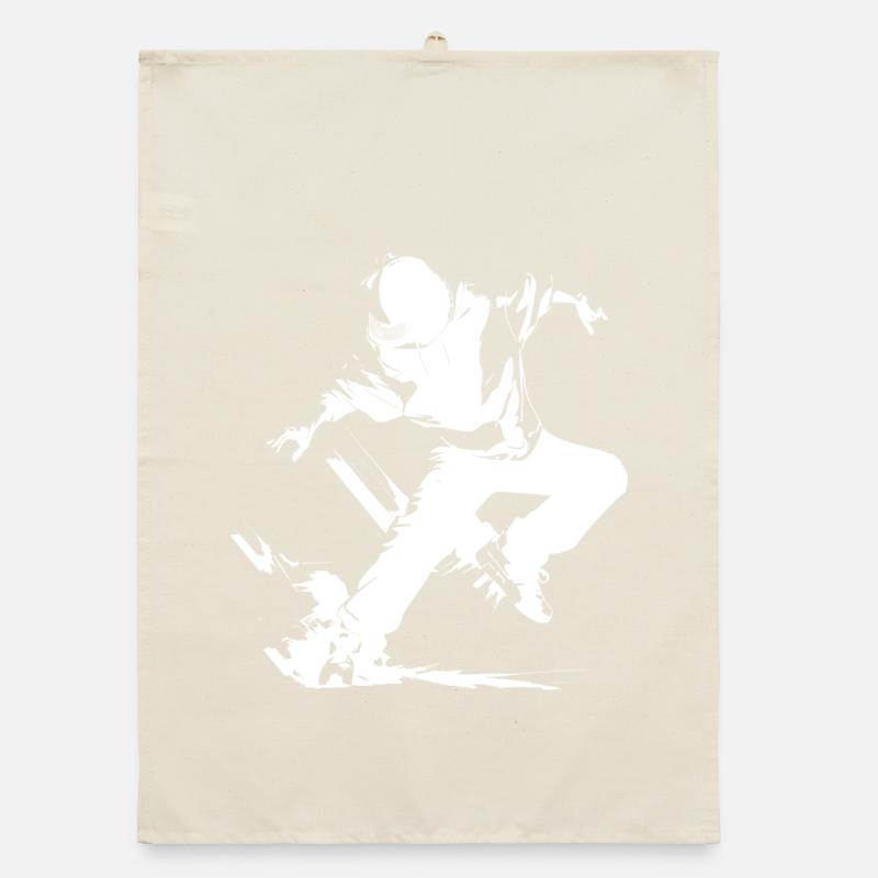Breakdance Junge Organic Geschirrtuch