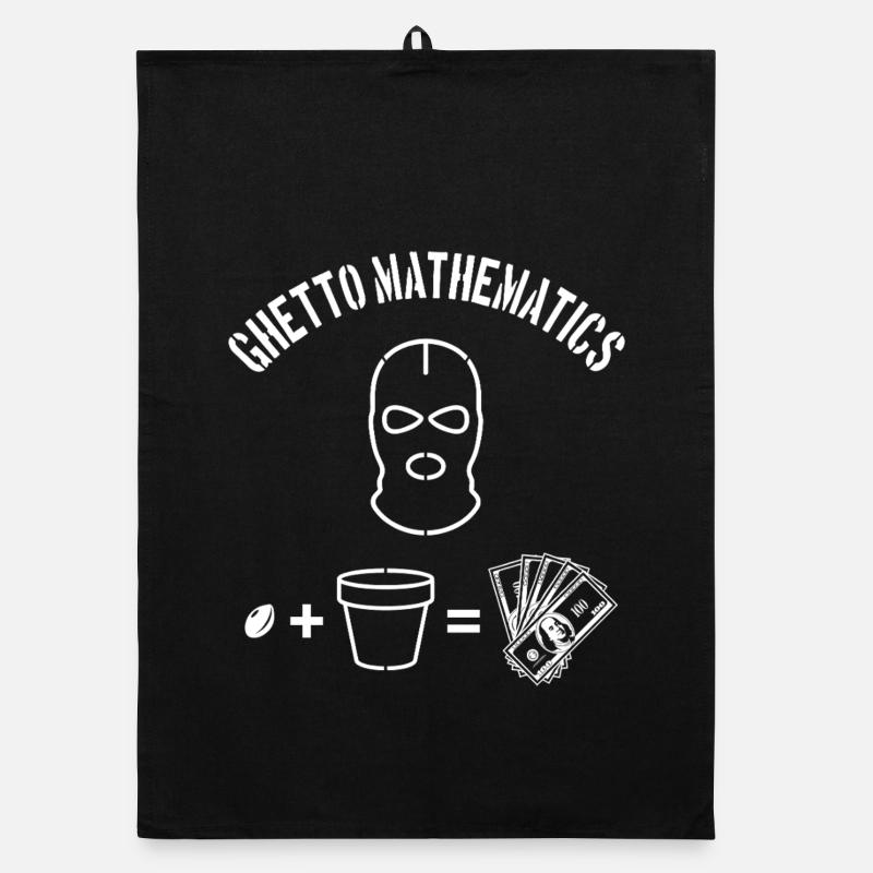 Ghetto Mathematics Organic dish towel