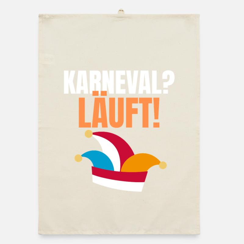 Carnaval ? Courir. | Décor de carnaval drôle Torchon bio