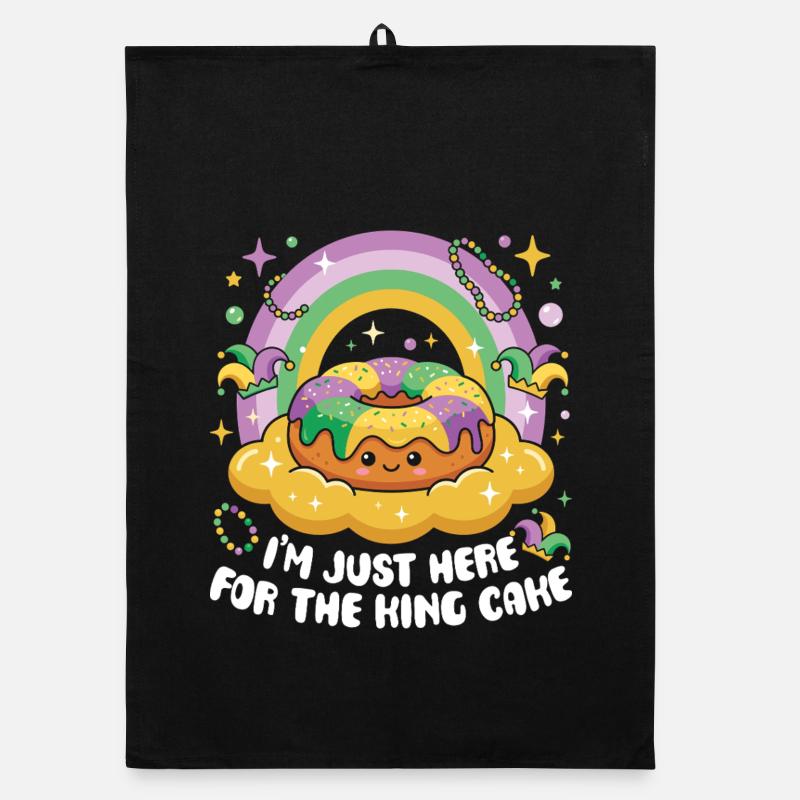 King Cake Mardi Gras Kawaii Torchon bio