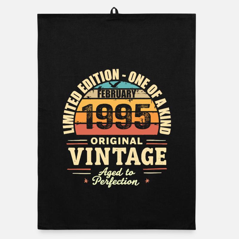 February 1995 Birthday Gift February 1995 Organic dish towel