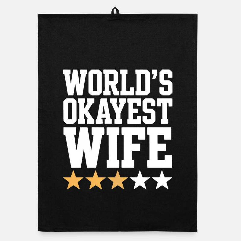 Die beste Ehefrau der Welt Tee Organic Geschirrtuch