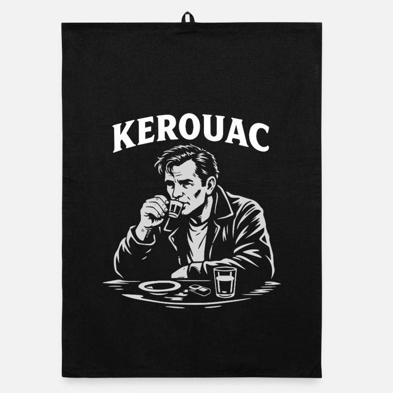 Jack Kerouac buvant un espresso au café Torchon bio