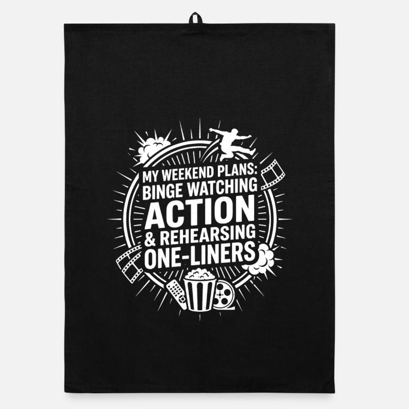 Weekend: Action & One-Liners Organic dish towel