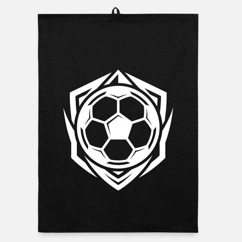Fussball Symbol Organic Geschirrtuch