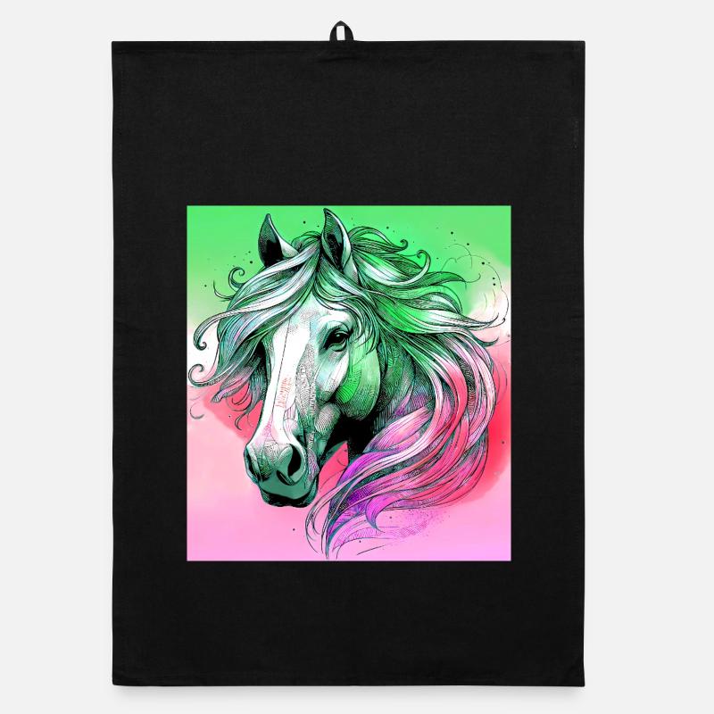 Pferd Organic Geschirrtuch