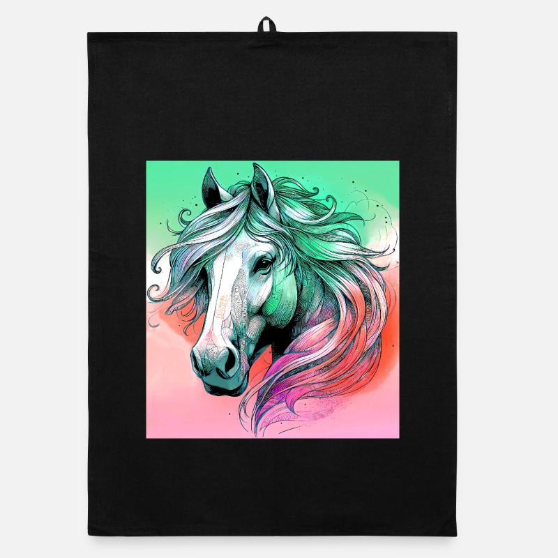 Pferd Organic Geschirrtuch