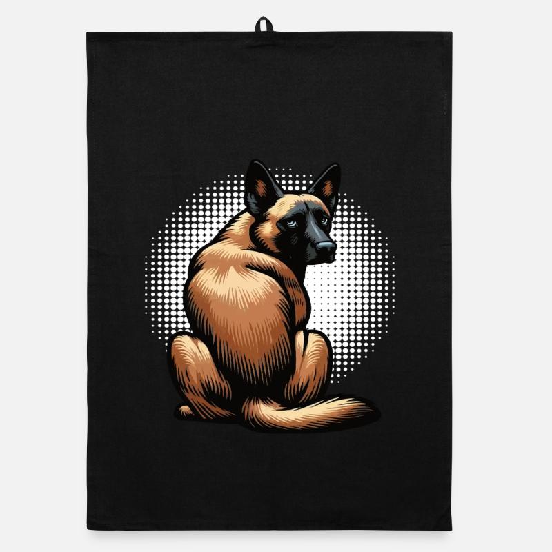 Berger Belge Malinois Propriétaire Malinois Torchon bio