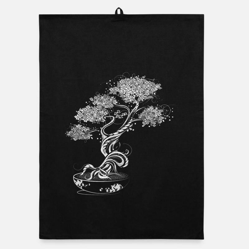 Bonsai tree Organic dish towel