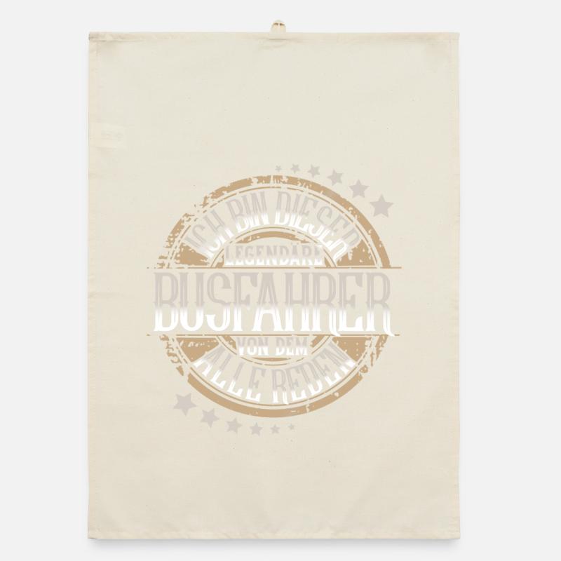 Busfahrer Organic Geschirrtuch