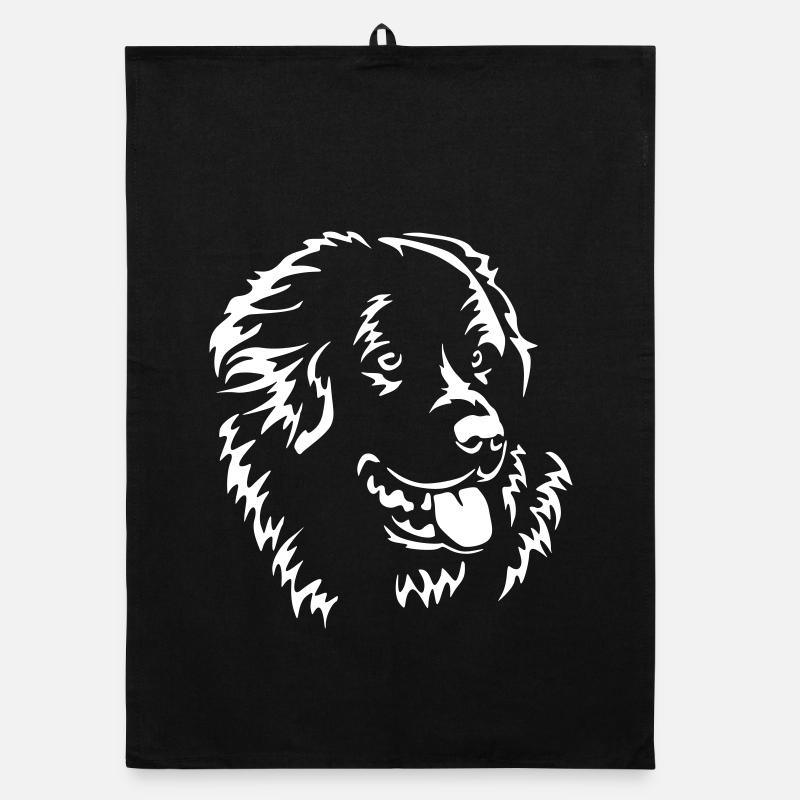 Newfoundland Head "Black Edition" Organic dish towel