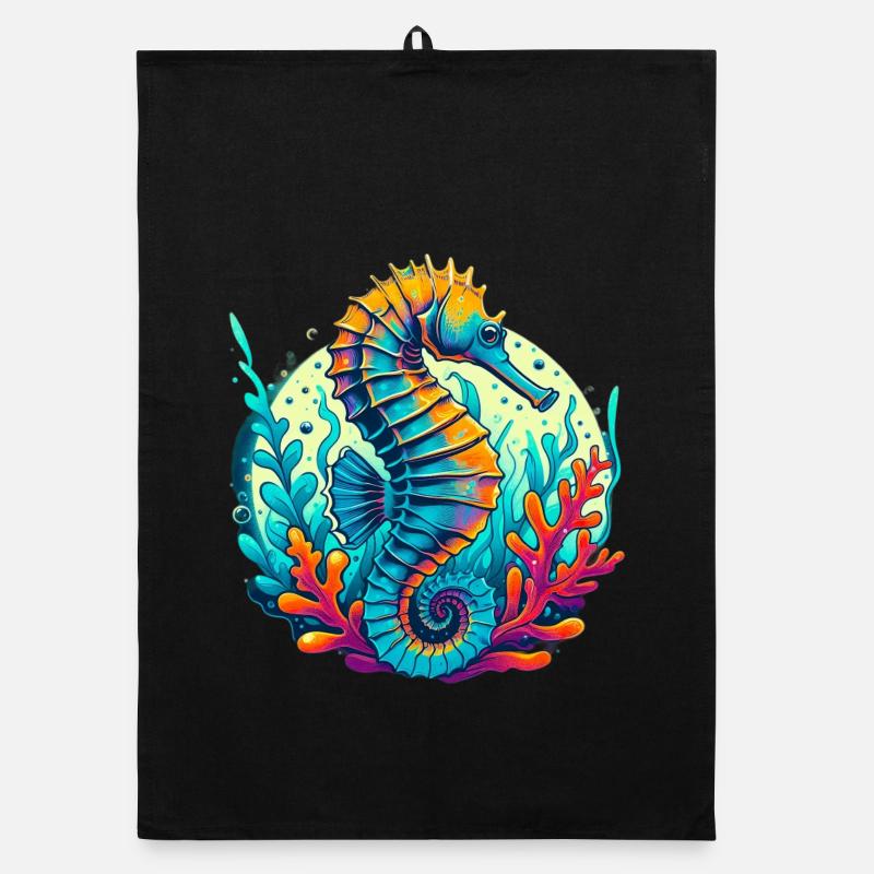 Seepferdchen Organic Geschirrtuch