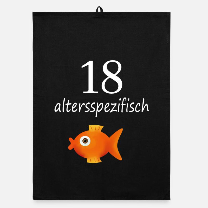 18.Geburtstag volljährig Organic Geschirrtuch