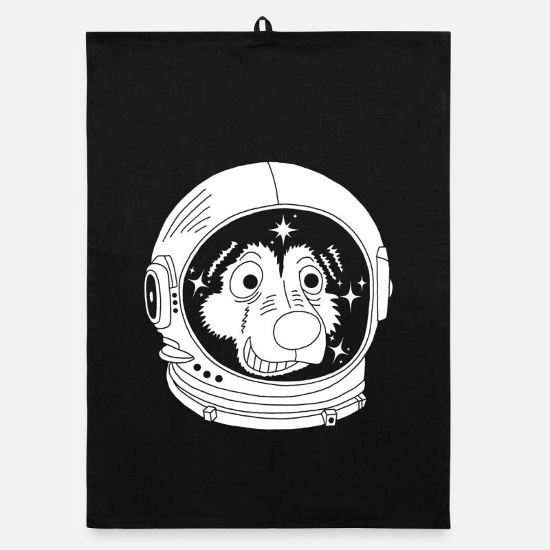 Chien astronaute Torchon bio