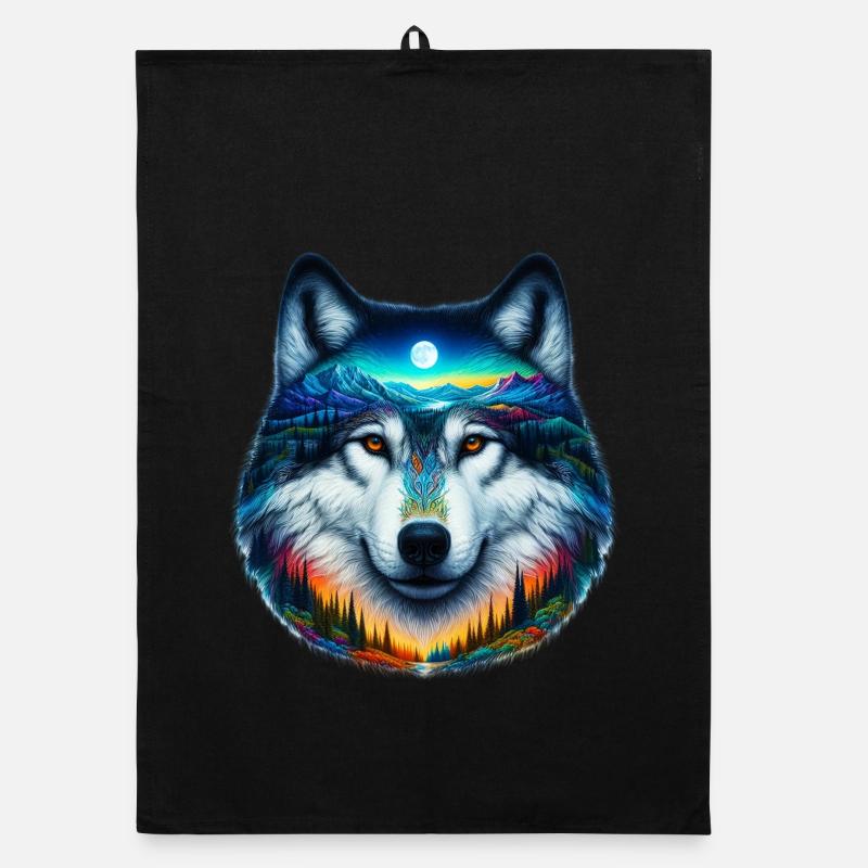 Wolf Organic Geschirrtuch